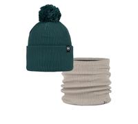 BUFF® Product Bundle | BUFF® Street Knitted Bonnet Renvi Silversage et Knitted & Fleece Tour de Cou Renvi Birch Taille unique Adulte