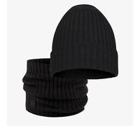 BUFF® Product Bundle | Knitted Gorro Noir Norval Graphite et Knitted Tour de Cou Noir Norval Graphite Taille unique Adulte