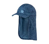 Buff Casquette Sahara Cap Unisexe Enfant Bleu nuit