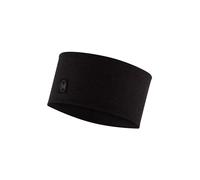 BUFF Serre-tête en laine mérinos, noir uni, taille unique