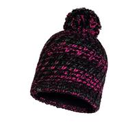 Buff Valya Bonnet tricoté polaire Femme Noir FR : Taille Unique (Taille Fabricant : Taille One sizeque)