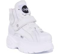 Buffalo 1339-14 2.0 Doux Nubuck Plateforme Femmes Trainer Blanc EU 36-41