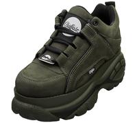 Buffalo 1339-14 Bottines Plateforme Femme Khaki Noir - 38 EU