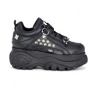 Buffalo 1339-14 Punk Femmes Studded Noir Chunky Plateforme Baskets