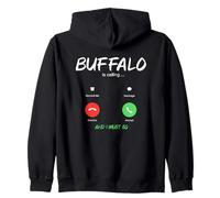 Buffalo Appelle et Je Dois partir en Voyage à New York Sweat à Capuche