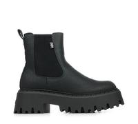 Buffalo Bottines Chelsea Aspen Cuir Noir Femme Taille 38