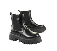 Buffalo Aspen Chelsea Bottes noires pour femme, Noir , 40 EU