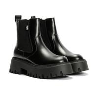 Buffalo Aspen Chelsea Bottes noires pour femme, Noir , 7 UK