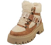 Buffalo Aspen Com Mid Warm Vegan Bottes Mode Beige Cognac Femme - 37