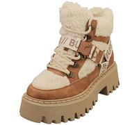 Buffalo Aspen Com Mid Warm Vegan Bottes Mode Beige Cognac Femme - 40