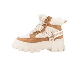 Buffalo - Aspha Bottes d'Hiver - Femme - Chaussures - Beige - Taille: 37 EU
