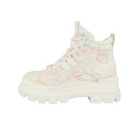 Buffalo Aspha Nc Mid Baskets en coton Blanc/rose/bleu, Blanc., 38 EU