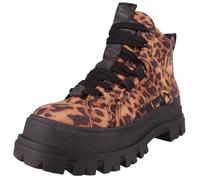 Buffalo Aspha Nc Mid Chaussures en cuir synthétique Noir/beige Largeur normale, Noir , 38 EU