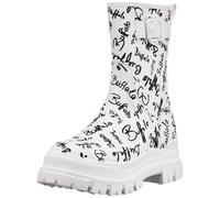 Buffalo, ASPHA Rain Lo, Chaussures compensées Mode Vegan Mode (Imi Nappa), Blanc et noir., 37 EU