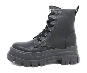 Buffalo Aspha Rld Bottes mi-longues pour femme, Noir, 39 EU