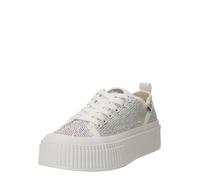 BUFFALO Baskets basses argent / blanc, Taille 38