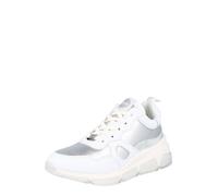 BUFFALO Baskets basses 'Batter soft' argent / blanc, Taille 39