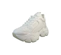 BUFFALO Baskets basses 'Binary Bloom' blanc, Taille 39