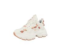 BUFFALO Baskets basses 'Binary Rose 2.0' vert / rose ancienne / blanc, Taille 40