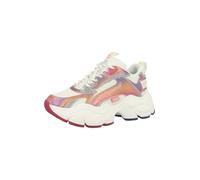 BUFFALO Baskets basses 'Binary Shadow' bleu violet / orange / rose / blanc, Taille 37