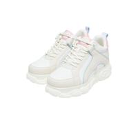 BUFFALO Baskets basses bleu clair / rose / blanc / blanc cassé, Taille 38