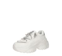 BUFFALO Baskets basses 'Bliss Shine' argent / blanc, Taille 38