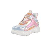 BUFFALO Baskets basses 'CLD Chai' bleu pastel / orange / rose / blanc cassé, Taille 41