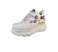 BUFFALO Baskets basses 'CLD Corin' bleu foncé / jaune / noir / blanc, Taille 37