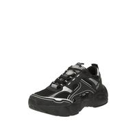 BUFFALO Baskets basses 'Cld Run' gris clair / noir / argent, Taille 39