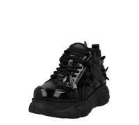 BUFFALO Baskets basses 'Corin' gris argenté / noir, Taille 39