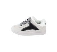 BUFFALO Baskets basses 'Liberty One' crème / noir / blanc, Taille 39