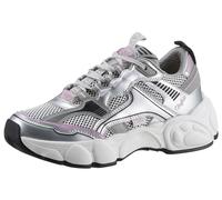 BUFFALO Baskets basses lilas / noir / argent / blanc, Taille 40