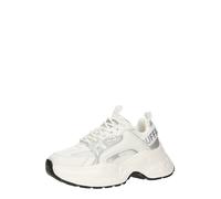 BUFFALO Baskets basses 'Para' argent / blanc, Taille 38