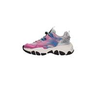 BUFFALO Baskets basses 'PYRA ONE' bleu marine / pierre / fuchsia, Taille 42