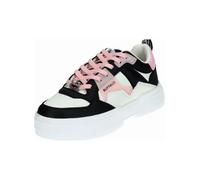 BUFFALO Baskets basses rose / noir / blanc, Taille 41