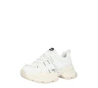 BUFFALO Baskets basses 'SATURN' gris clair / blanc, Taille 41