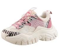 BUFFALO Baskets basses 'Trail One' beige / rose / noir / blanc naturel, Taille 40