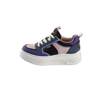 BUFFALO Baskets basses 'Vectra' bleu marine / violet / poudre / noir, Taille 39