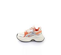 BUFFALO Baskets basses 'Yuno' crème / orange foncé / argent, Taille 40