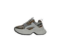 BUFFALO Baskets basses 'YUNO ONE' marron / brun foncé / gris / noir, Taille 36