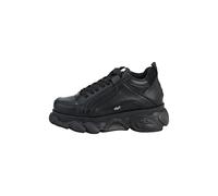BUFFALO Baskets basses 'Corin' noir / blanc, Taille 43