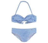 BUFFALO Bikini bleu / blanc, Taille 158-164