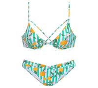 BUFFALO Bikini menthe / jade / mandarine / blanc cassé, Taille M
