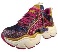 Buffalo Binary Glam Vegan Glitter Grey/Magenta Multicolore, multicolore, 39 EU