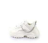 Buffalo Bliss - Blanc/argenté - Cuir synthétique - Largeur normale, Blanc., 37 EU