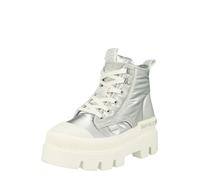 BUFFALO Bottines à lacets argent / blanc, Taille 39