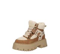 BUFFALO Bottines à lacets 'Aspen' beige clair / marron, Taille 42