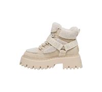 BUFFALO Bottines à lacets 'Aspen' beige / crème, Taille 37