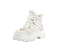 BUFFALO Bottines à lacets 'Aspha' bleu clair / vert pastel / rose / blanc, Taille 39