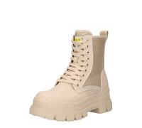 BUFFALO Bottines à lacets 'Aspha Com2' sable / jaune / noir / blanc, Taille 38